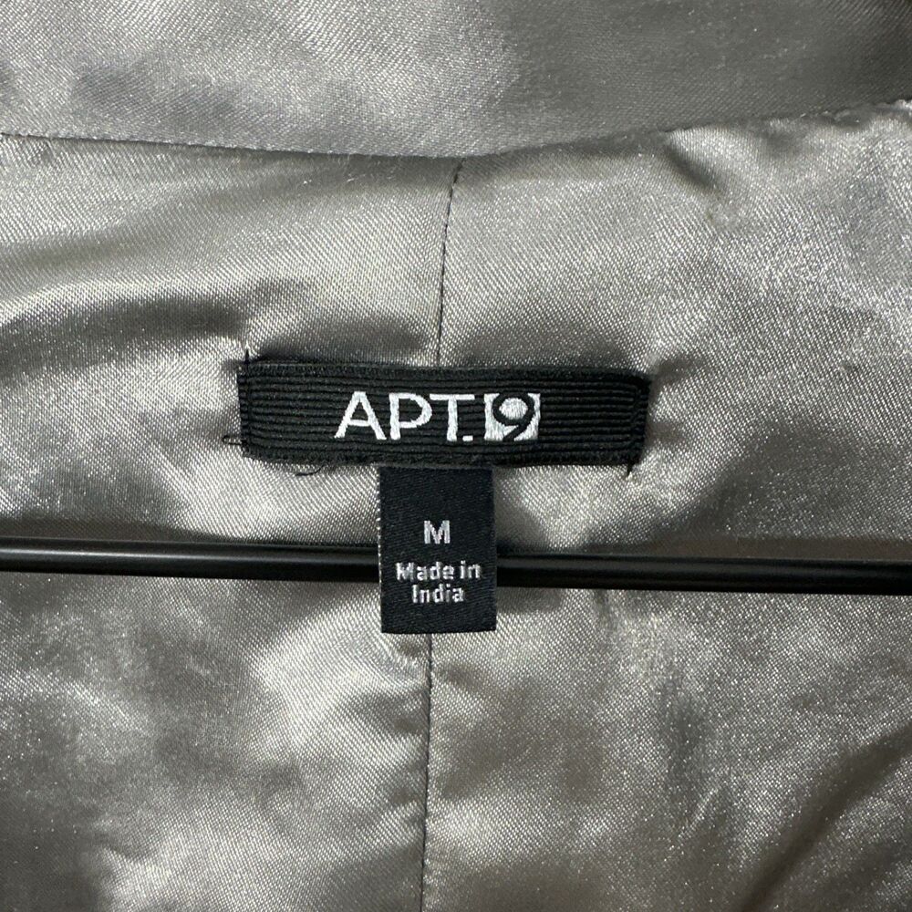 Apt 9 Sequin Silver Open Front Blazer Jacket Wome… - image 3